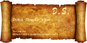 Dobi Sugárka névjegykártya